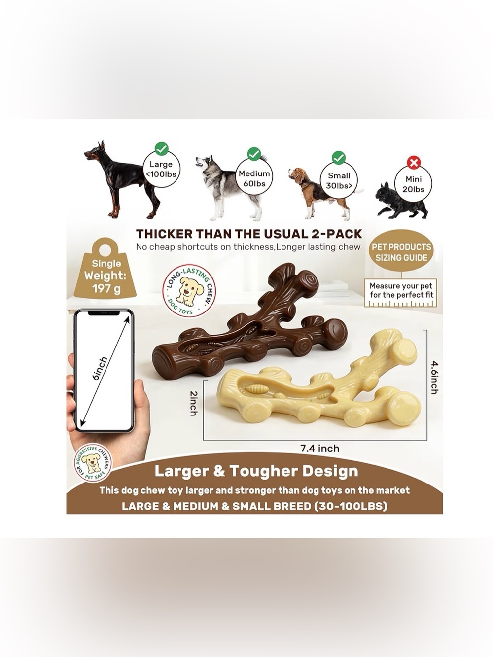 Fillable dog bone - Picture 5 of 6